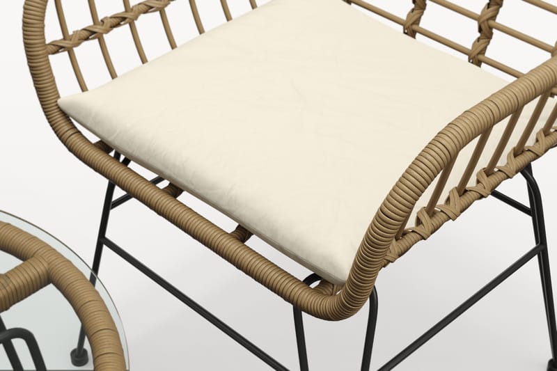 Sammy Balkonggrupp 2-sits - Beige - Utemöbler & utemiljö - Utegrupp - Cafegrupp & cafeset