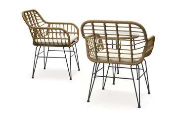 Sammy Balkonggrupp 2-sits - Beige - Utemöbler & utemiljö - Utegrupp - Cafegrupp & cafeset