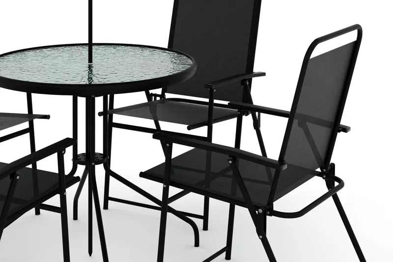 Samra Matgrupp Utomhus 4-sits - Svart - Utemöbler & utemiljö - Utegrupp - Matgrupp utomhus