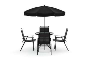 Samra Matgrupp Utomhus 4-sits - Svart - Utemöbler & utemiljö - Utegrupp - Matgrupp utomhus