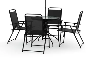 Samra Matgrupp Utomhus 4-sits - Svart - Utemöbler & utemiljö - Utegrupp - Matgrupp utomhus