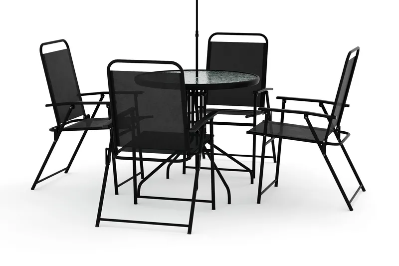 Samra Matgrupp Utomhus 4-sits - Svart - Utemöbler & utemiljö - Utegrupp - Matgrupp utomhus