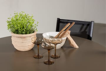 Santa Fe Matgrupp Utomhus + 4 Copacabana Utestolar - Brun - Utemöbler & utemiljö - Utegrupp - Matgrupp utomhus