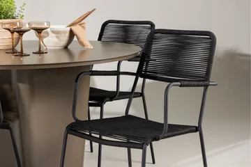 Santa Matgrupp Utomhus + 4 Utestolar - Brun - Utemöbler & utemiljö - Utegrupp - Matgrupp utomhus