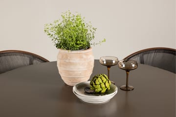 Santa Matgrupp Utomhus 120 cm Rund med 4 Vila Real Utestolar - Brun - Utemöbler & utemiljö - Utegrupp - Matgrupp utomhus