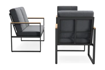 Serena Soffgrupp Utomhus  4-sits - Antracit - Utemöbler & utemiljö - Utegrupp - Soffgrupp utomhus