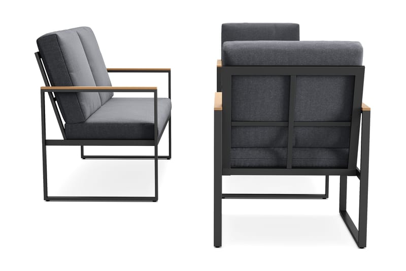 Serena Soffgrupp Utomhus  4-sits - Antracit - Utemöbler & utemiljö - Utegrupp - Soffgrupp utomhus