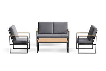 Serena Soffgrupp Utomhus  4-sits - Antracit - Utemöbler & utemiljö - Utegrupp - Soffgrupp utomhus