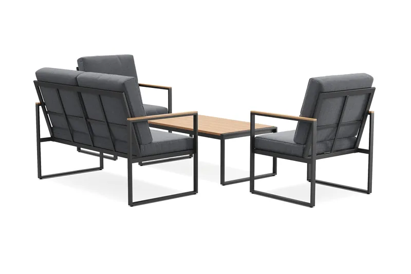 Serena Soffgrupp Utomhus  4-sits - Antracit - Utemöbler & utemiljö - Utegrupp - Soffgrupp utomhus