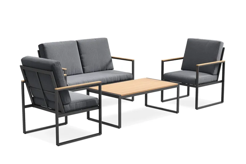 Serena Soffgrupp Utomhus  4-sits - Antracit - Utemöbler & utemiljö - Utegrupp - Soffgrupp utomhus