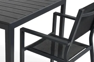 Siri Matgrupp utomhus 150 cm med 4 Tunis Stapelstolar - Utemöbler & utemiljö - Utegrupp - Matgrupp utomhus