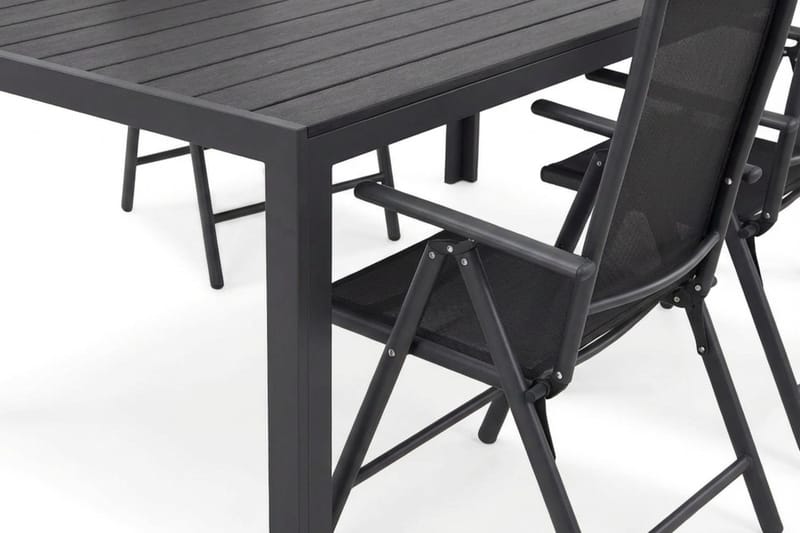 Siri Matgrupp utomhus 205 cm med 6 Maggie Positionsstolar - Utemöbler & utemiljö - Utegrupp - Matgrupp utomhus