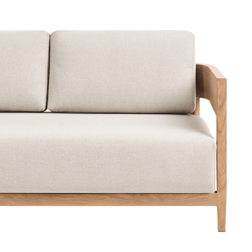 Soffa utomhus med Bord 2-Sits Sampieri - Brun/Beige - Utemöbler & utemiljö - Utegrupp - Soffgrupp utomhus