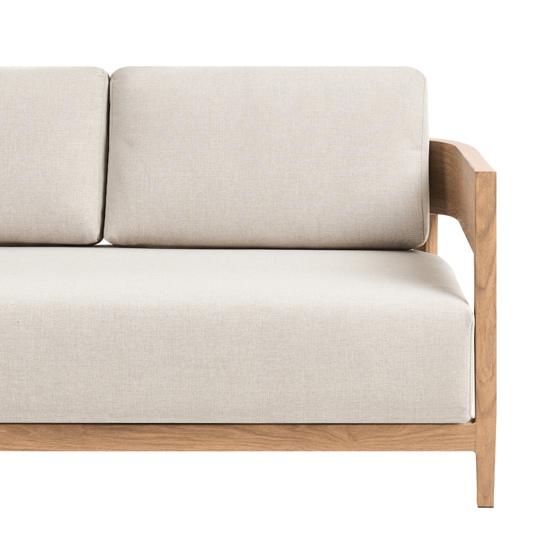 Soffa utomhus med Bord 2-Sits Sampieri - Brun/Beige - Utemöbler & utemiljö - Utegrupp - Soffgrupp utomhus