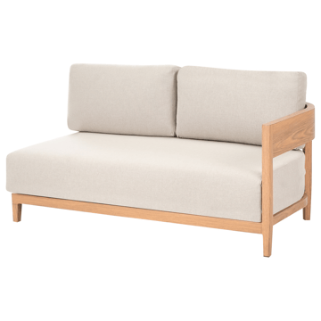 Soffa utomhus med Bord 2-Sits Sampieri - Brun/Beige - Utemöbler & utemiljö - Utegrupp - Soffgrupp utomhus