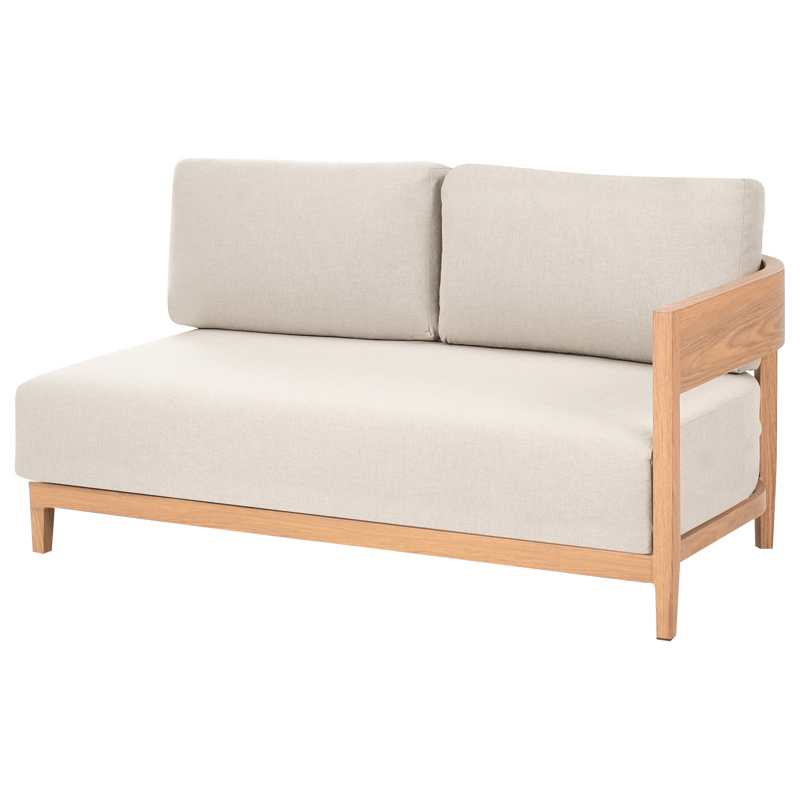 Soffa utomhus med Bord 2-Sits Sampieri - Brun/Beige - Utemöbler & utemiljö - Utegrupp - Soffgrupp utomhus