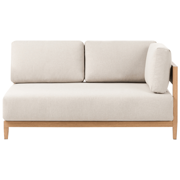 Soffa utomhus med Bord 2-Sits Sampieri - Brun/Beige - Utemöbler & utemiljö - Utegrupp - Soffgrupp utomhus