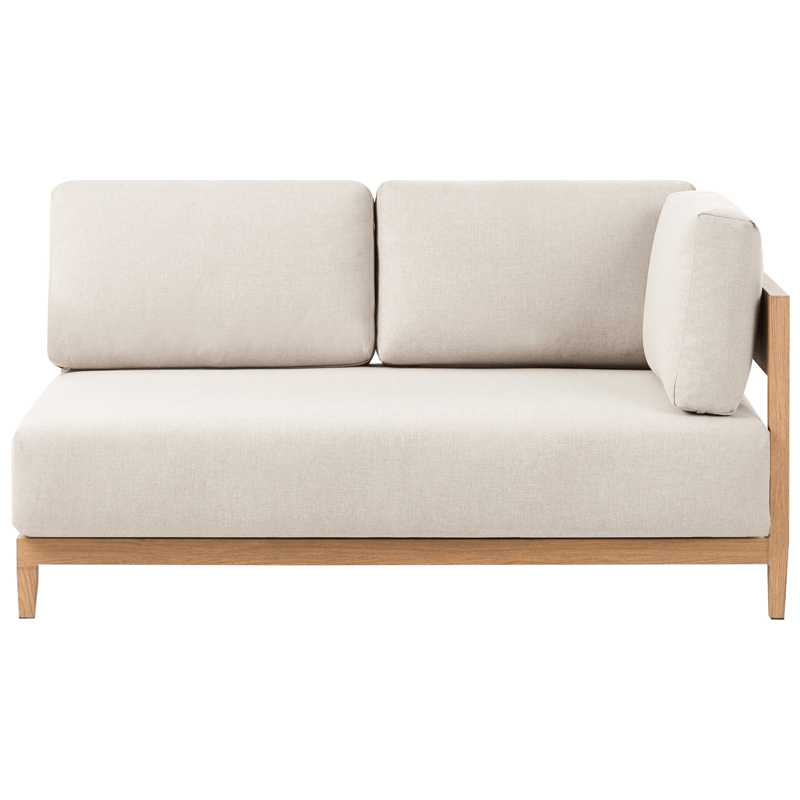 Soffa utomhus med Bord 2-Sits Sampieri - Brun/Beige - Utemöbler & utemiljö - Utegrupp - Soffgrupp utomhus