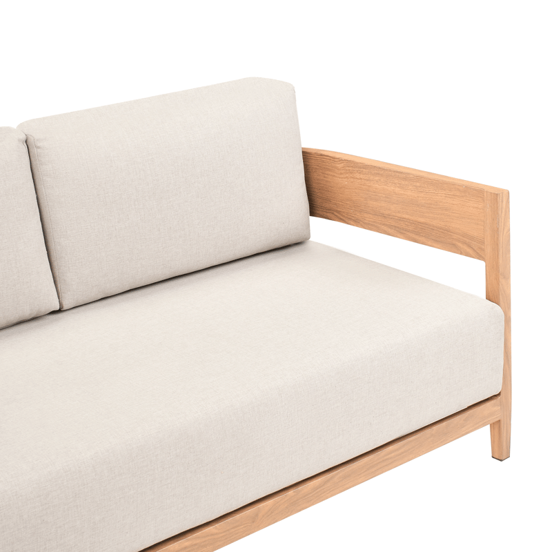 Soffa utomhus med Bord 2-Sits Sampieri - Brun/Beige - Utemöbler & utemiljö - Utegrupp - Soffgrupp utomhus