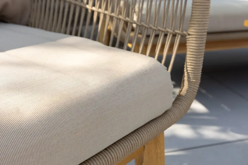 Soffgrupp Chania 2-sits Soffa + 2 Fåtöljer med bord Utomhus - Brun - Utemöbler & utemiljö - Utegrupp - Soffgrupp utomhus