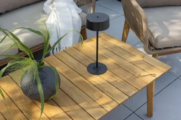 Soffgrupp Chania 2-sits Soffa + 2 Fåtöljer med bord Utomhus - Brun - Utemöbler & utemiljö - Utegrupp - Soffgrupp utomhus