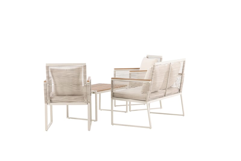 Dallas Soffgrupp Utomhus 4-sits - Beige - Utemöbler & utemiljö - Loungemöbler - Loungeset & loungegrupp