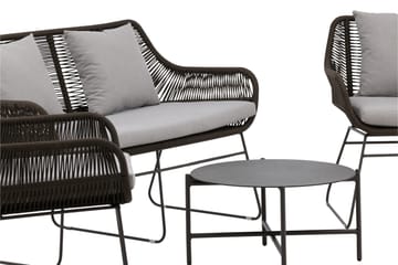 Davao Soffgrupp Utomhus 4-sits - Mörkgrå - Utemöbler & utemiljö - Loungemöbler - Loungeset & loungegrupp
