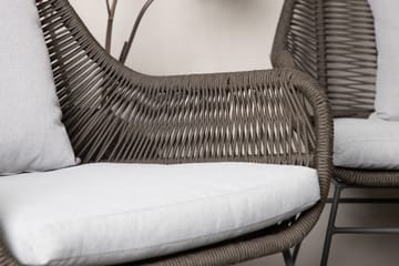 Davao Soffgrupp Utomhus 4-sits - Mörkgrå - Utemöbler & utemiljö - Loungemöbler - Loungeset & loungegrupp