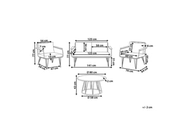 Soffgrupp Montesilvano - Utemöbler & utemiljö - Utegrupp - Soffgrupp utomhus