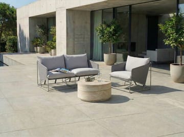 Soffgrupp utomhus 3-Sits Ponte - Grå - Utemöbler & utemiljö - Utegrupp - Soffgrupp utomhus