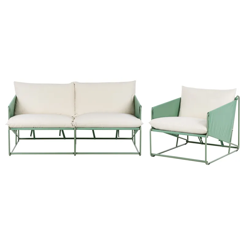 Soffgrupp utomhus 3-Sits Ponte, Grön/Beige