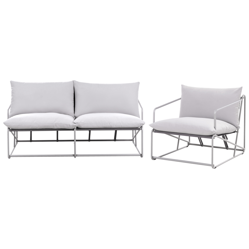 Soffgrupp utomhus 3-Sits Ponte - Grå - Utemöbler & utemiljö - Utegrupp - Soffgrupp utomhus
