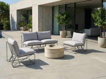 Soffgrupp utomhus 4-Sits Pico - Grå - Utemöbler & utemiljö - Utegrupp - Soffgrupp utomhus