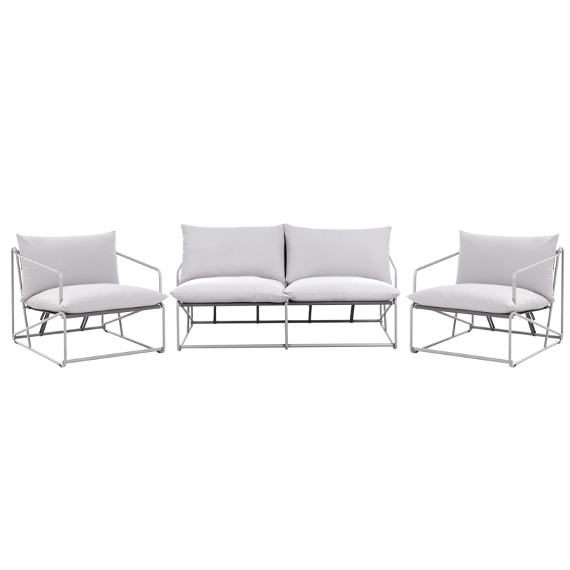 Soffgrupp utomhus 4-Sits Ponte - Grå - Utemöbler & utemiljö - Utegrupp - Soffgrupp utomhus