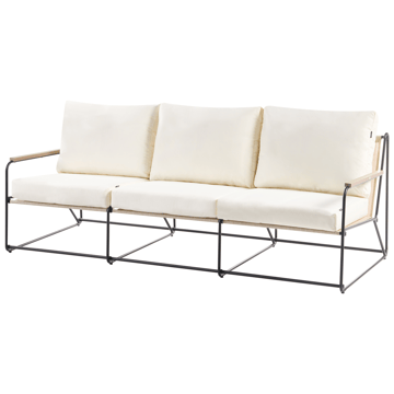 Soffgrupp utomhus 5-Sits Venaria med Bord - Svart/Beige - Utemöbler & utemiljö - Utegrupp - Soffgrupp utomhus