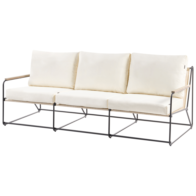 Soffgrupp utomhus 5-Sits Venaria med Bord - Svart/Beige - Utemöbler & utemiljö - Utegrupp - Soffgrupp utomhus