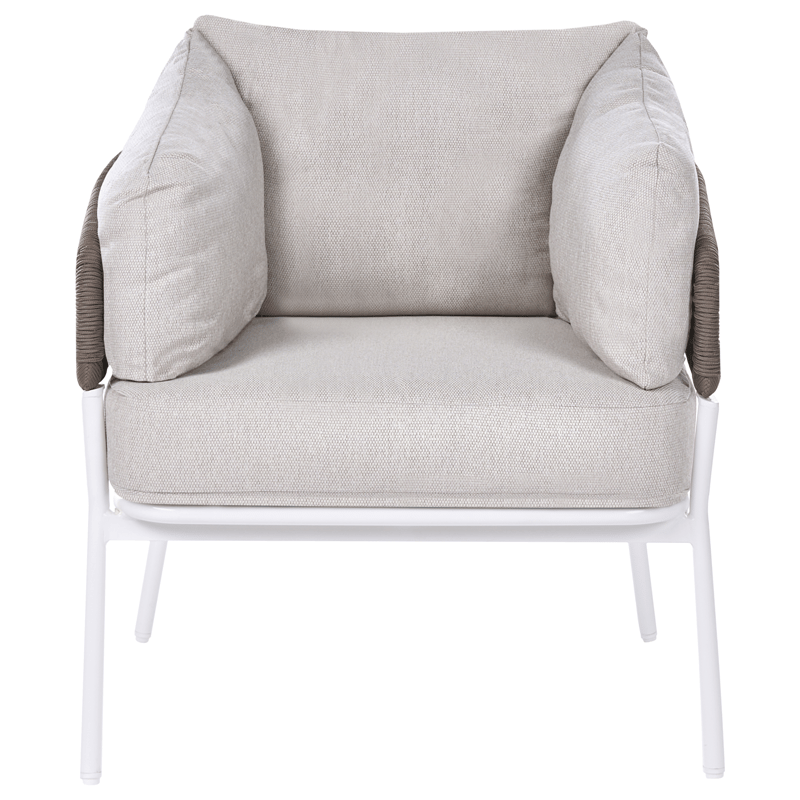 Soffgrupp utomhus 7-Sits Robella med Bord - Beige/Vit/Brun - Utemöbler & utemiljö - Utegrupp - Soffgrupp utomhus