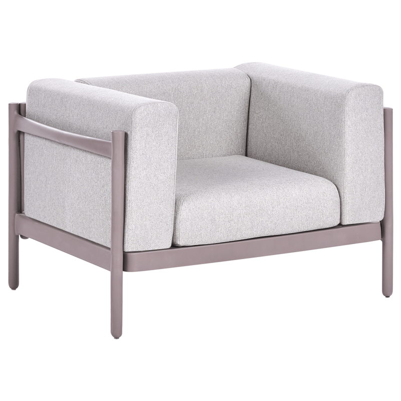 Soffgrupp utomhus med Bord 4-Sits Ferretti - Grå/Beige - Utemöbler & utemiljö - Utegrupp - Soffgrupp utomhus