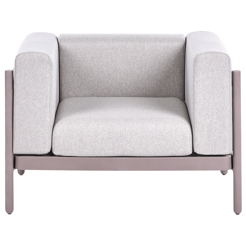 Soffgrupp utomhus med Bord 4-Sits Ferretti - Grå/Beige - Utemöbler & utemiljö - Utegrupp - Soffgrupp utomhus