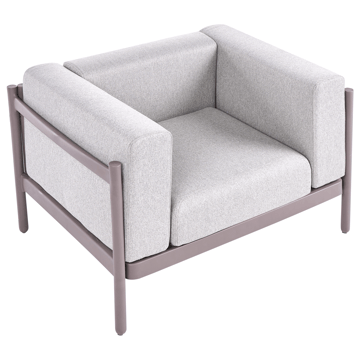 Soffgrupp utomhus med Bord 4-Sits Ferretti - Grå/Beige - Utemöbler & utemiljö - Utegrupp - Soffgrupp utomhus