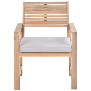 Soffgrupp utomhus med Bord 4-Sits Fiames Akaciaträ - Brun/Grå - Utemöbler & utemiljö - Utegrupp - Soffgrupp utomhus