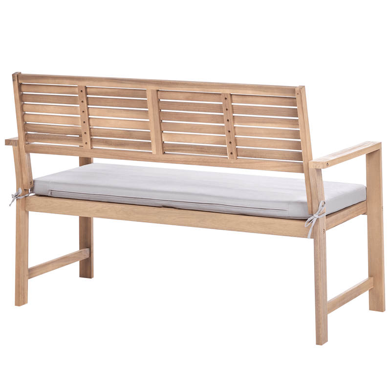 Soffgrupp utomhus med Bord 4-Sits Fiames Akaciaträ - Brun/Grå - Utemöbler & utemiljö - Utegrupp - Soffgrupp utomhus