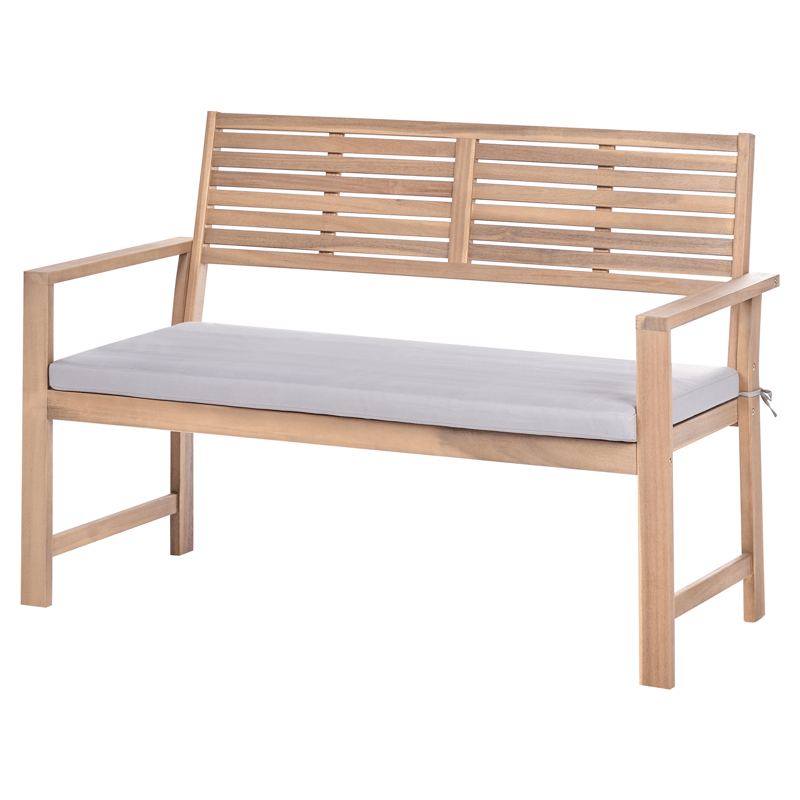 Soffgrupp utomhus med Bord 4-Sits Fiames Akaciaträ - Brun/Grå - Utemöbler & utemiljö - Utegrupp - Soffgrupp utomhus