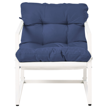 Soffgrupp utomhus med Bord 4-Sits Garda - Blå/Vit - Utemöbler & utemiljö - Utegrupp - Soffgrupp utomhus