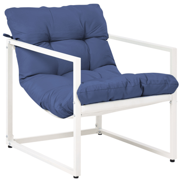 Soffgrupp utomhus med Bord 4-Sits Garda - Blå/Vit - Utemöbler & utemiljö - Utegrupp - Soffgrupp utomhus