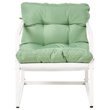 Soffgrupp utomhus med Bord 4-Sits Garda - Grön/Vit - Utemöbler & utemiljö - Utegrupp - Soffgrupp utomhus