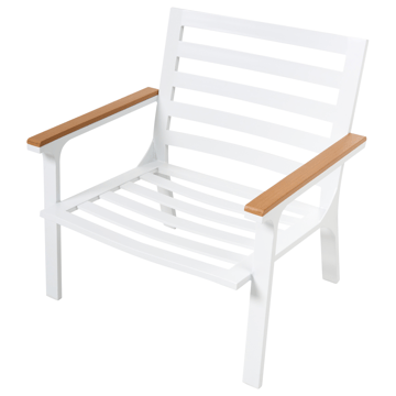 Soffgrupp utomhus med Bord 4-Sits Orero - Beige/Vit/Brun - Utemöbler & utemiljö - Utegrupp - Soffgrupp utomhus