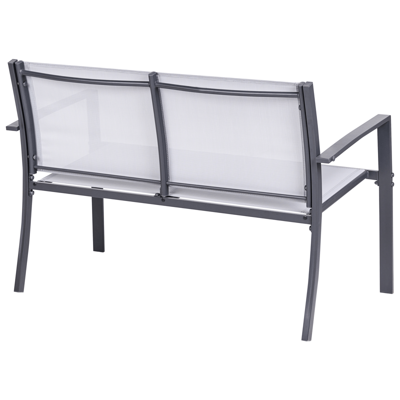 Soffgrupp utomhus med Bord 4-Sits Tavoleto - Grå - Utemöbler & utemiljö - Utegrupp - Soffgrupp utomhus