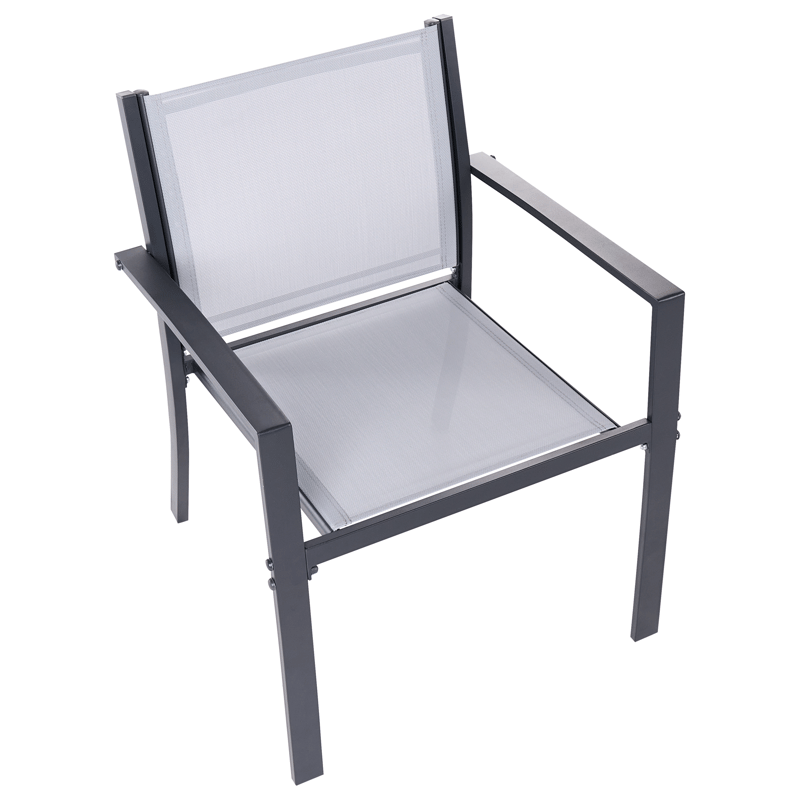 Soffgrupp utomhus med Bord 4-Sits Tavoleto - Grå - Utemöbler & utemiljö - Utegrupp - Soffgrupp utomhus