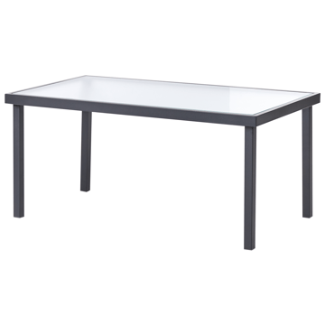 Soffgrupp utomhus med Bord 4-Sits Tavoleto - Grå - Utemöbler & utemiljö - Utegrupp - Soffgrupp utomhus